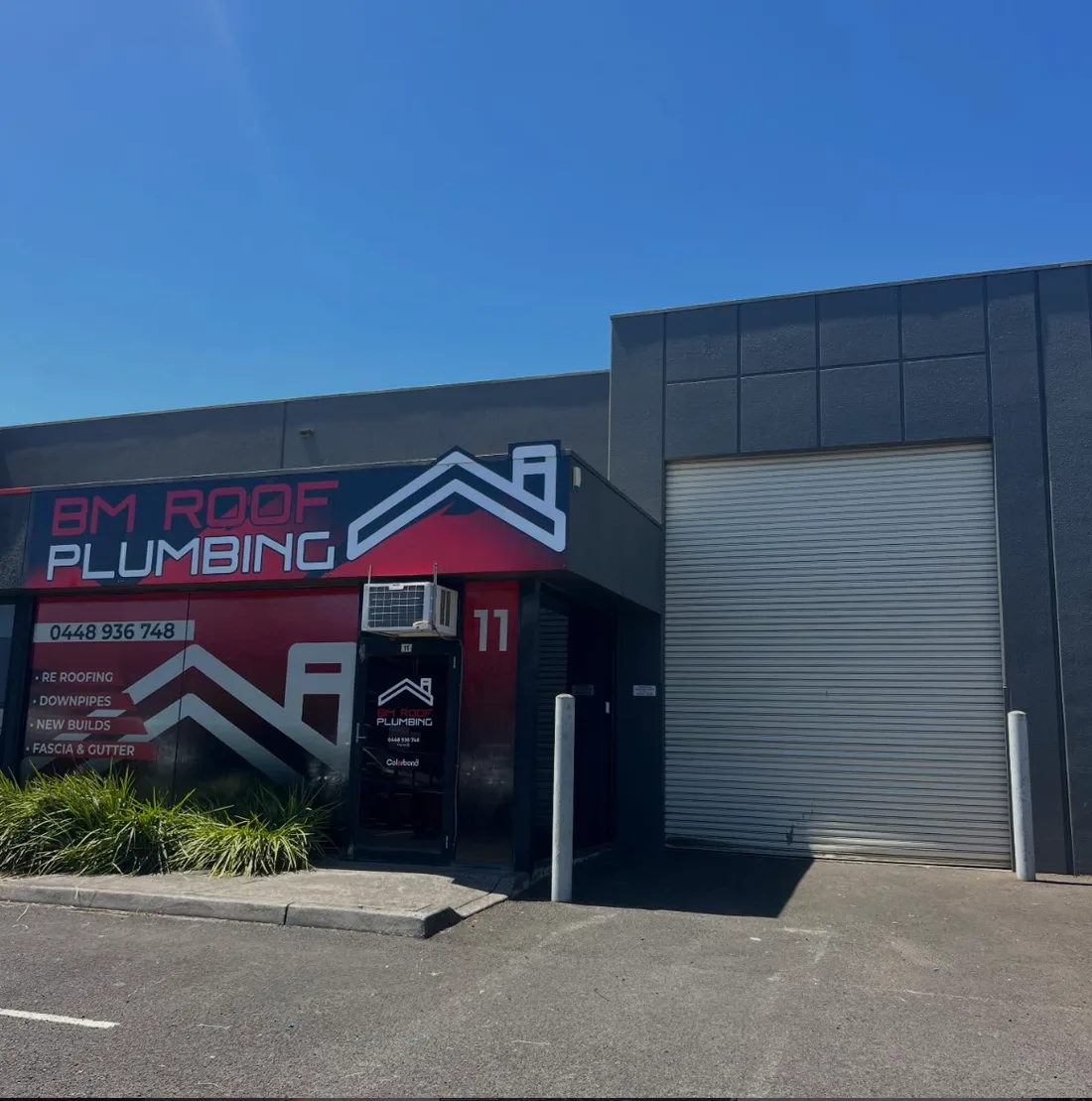 The BM Roof Plumbing office in Bayswater North
