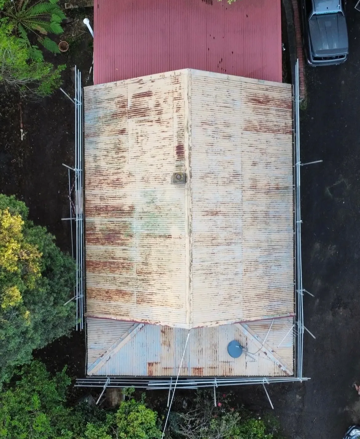Before - Old Galvanised to New Colorbond Roof Replacement