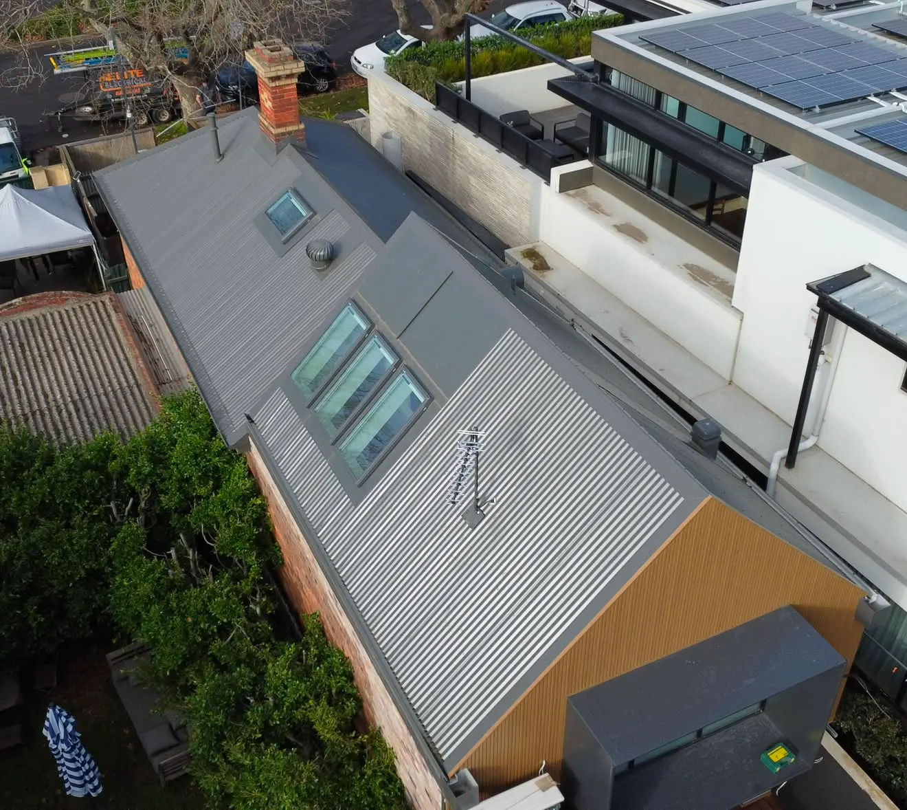Steep Pitch Metal Roof Installation in Malvern - BM Roof Plumbing